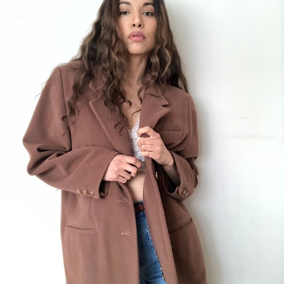 Vintage Wool & Cashmere Blend Blazer - Picture 4 of 4